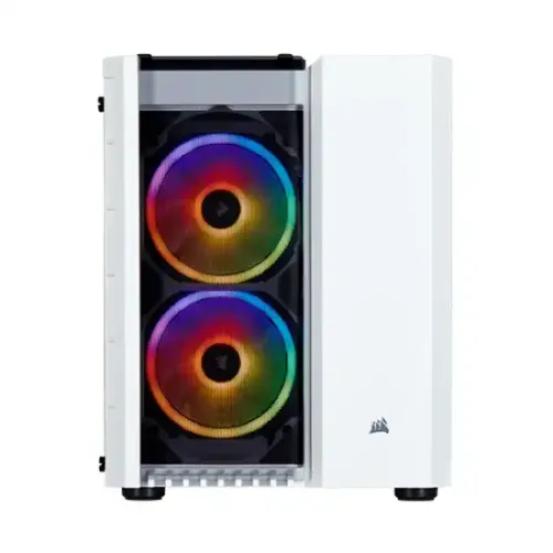 Corsair Crystal Series 280X RGB Tempered Glass Micro ATX Casing White