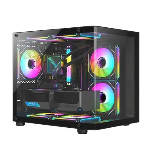 PC Power Icecube Edge Infinity BK mATX Mid Tower Gaming Casing