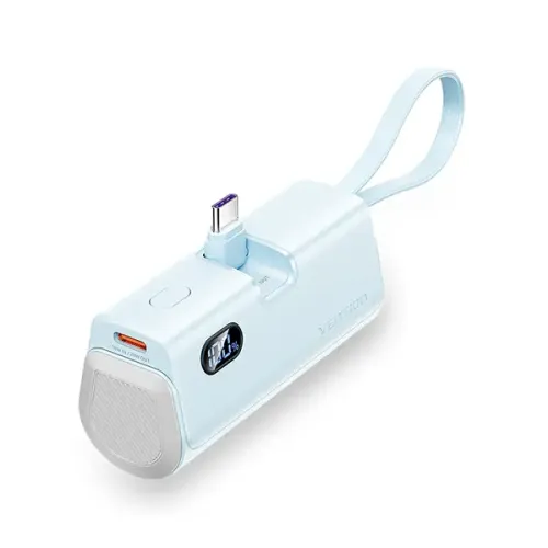 Vention FHQL0 4800mAh 22.5W Power Bank With Built-in Type-C and IP Cable